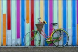 Colored bicycle